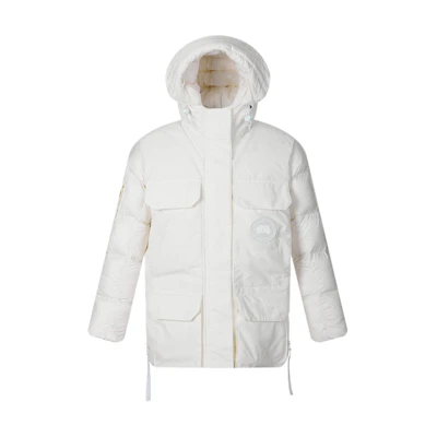 (Women) Canada Goose Expedition Paradigm White Label Long Parka Coat - Polaris White 2058WW-433