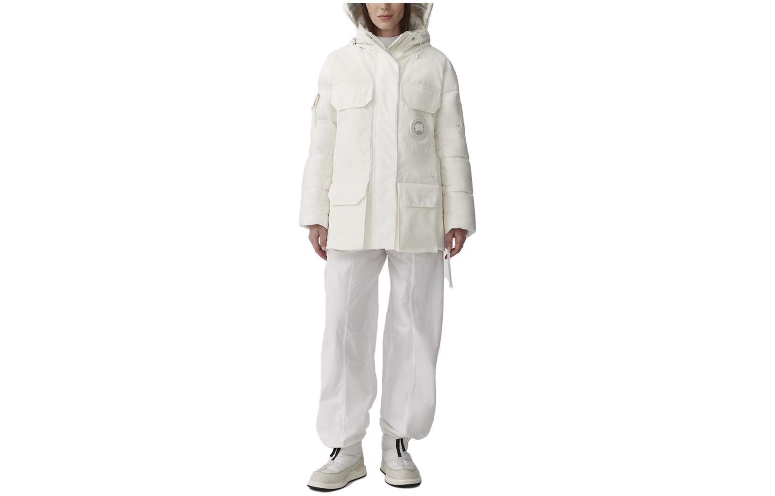 Order (W) Canada Goose Expedition Paradigm White Label Long Parka Coat - Putih Polaris 2058WW-433