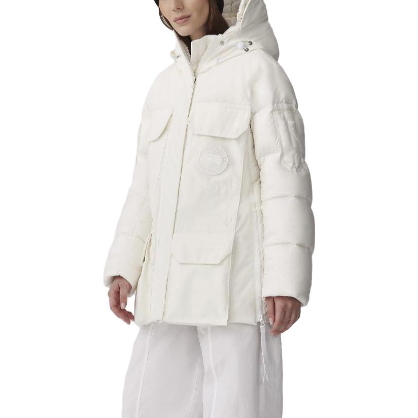 Lookbook (W) Canada Goose Expedition Paradigm White Label Long Parka Coat - Putih Polaris 2058WW-433