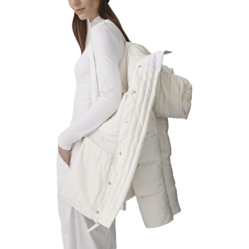 Purchase (W) Canada Goose Expedition Paradigm White Label Long Parka Coat - Putih Polaris 2058WW-433