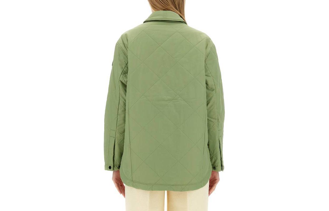 Lookbook (W) 캐나다구스 그린 솔리드 긴소매 버튼업 자켓 6847W-1481