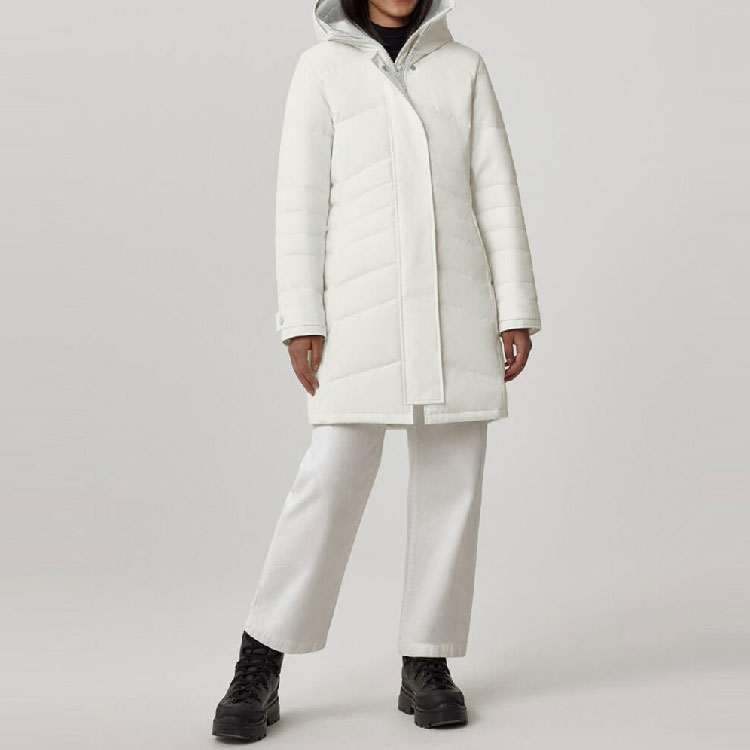 (Women) Canada Goose  Mid-Length Down Jacket with Hood and Zipper 2090W1-433 圖 4