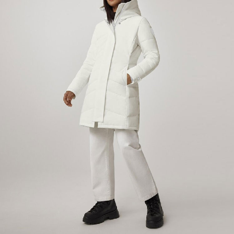 (Women) Canada Goose  Mid-Length Down Jacket with Hood and Zipper 2090W1-433 圖 7