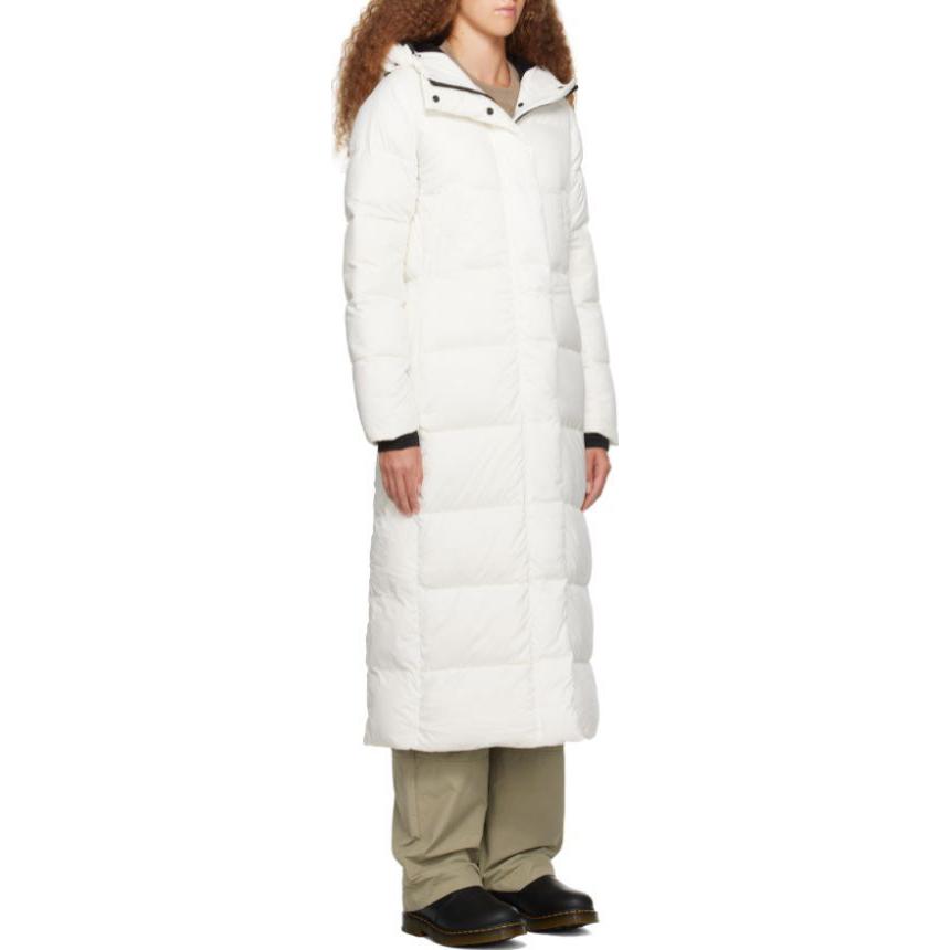 (Women) Canada Goose  Mid-Length Hoodie Down Jacket Cream White 5088L-433 圖 3