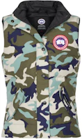(Women) Canada Goose Minden Green Down Vest - Red Label, Breathable & Comfy. 2832LP-816 (Women) Canada Goose Minden Green Down Vest - Red Label, Breathable & Comfy. 2832LP-816
