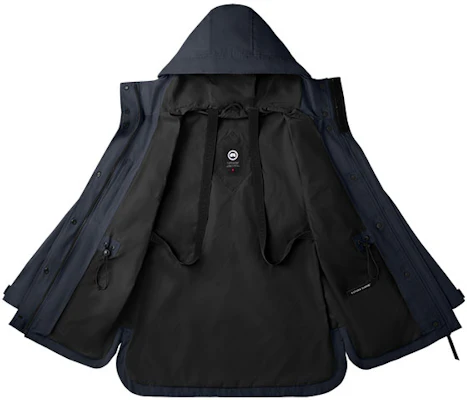(Women) Canada Goose Minden Reflective Striped Hooded Jacket Ocean Blue. 2423L-63 Purchase (Women) Canada Goose Minden Reflective Striped Hooded Jacket Ocean Blue. 2423L-63