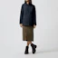 Details for (Women) Canada Goose Minden Reflective Striped Hooded Jacket Ocean Blue. 2423L-63