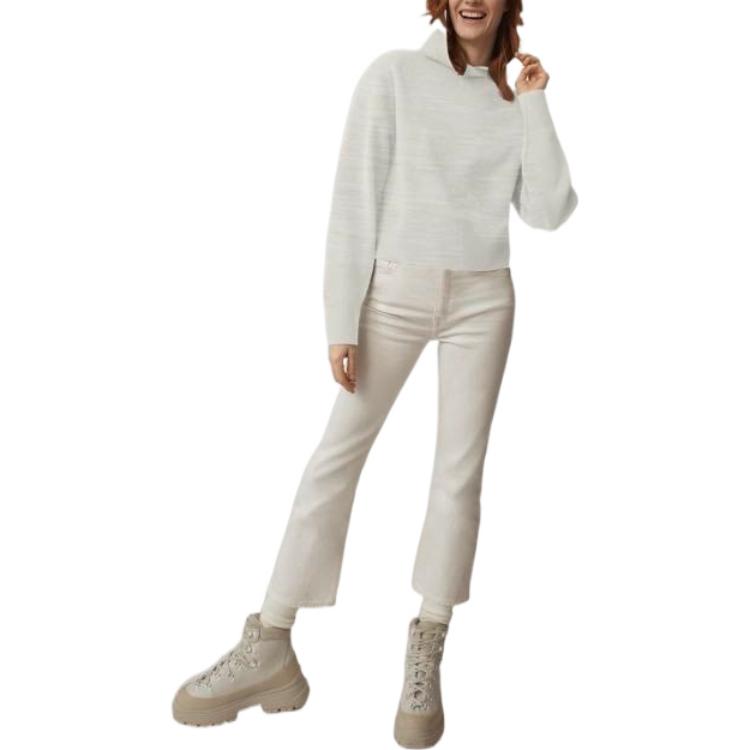 Lookbook (W) Canada Goose Minimalist Knit Pullover Sweatshirt Abu Mist. 7071W-961