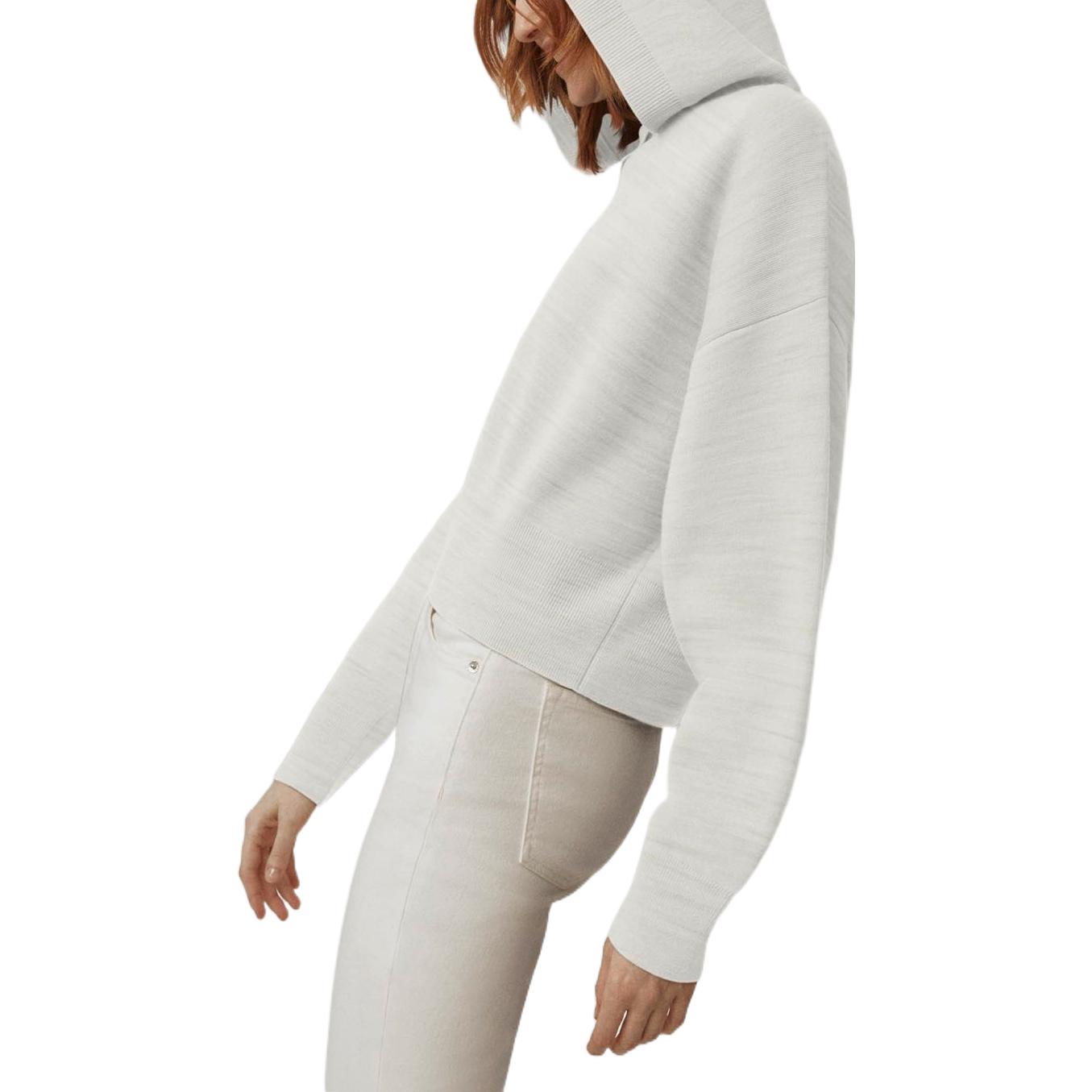 Shop (W) Canada Goose Minimalist Knit Pullover Sweatshirt Abu Mist. 7071W-961