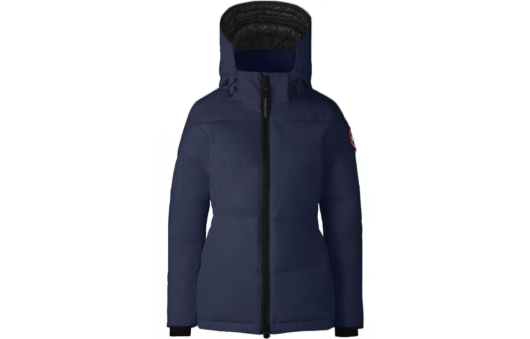 Order (Women) Canada Goose  Navy Blue Hooded Zipper Down Jacket FW22. 3804W-63