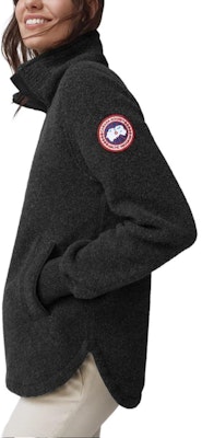 (W) カナダグース セヴァン ハーフジップ ロゴ セーター ブラック 7101W-61 Purchase (W) カナダグース セヴァン ハーフジップ ロゴ セーター ブラック 7101W-61