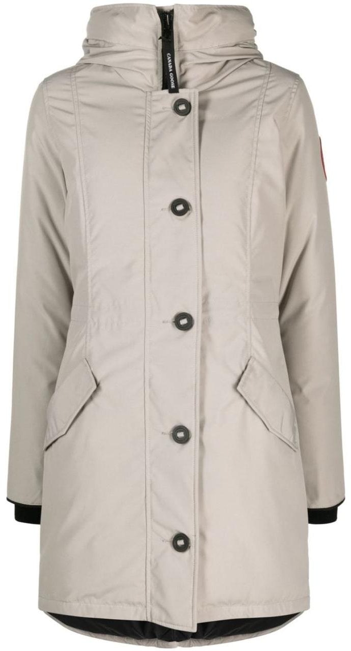 women-canada-goose-solid-color-hooded-button-mid-length-parka-in-taupe-2580-w-432