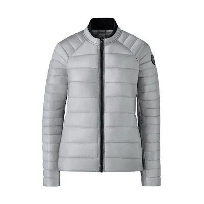 (Women) Canada Goose Solid Color Long Sleeve Down Jacket Silver Birch. 2240LB-200