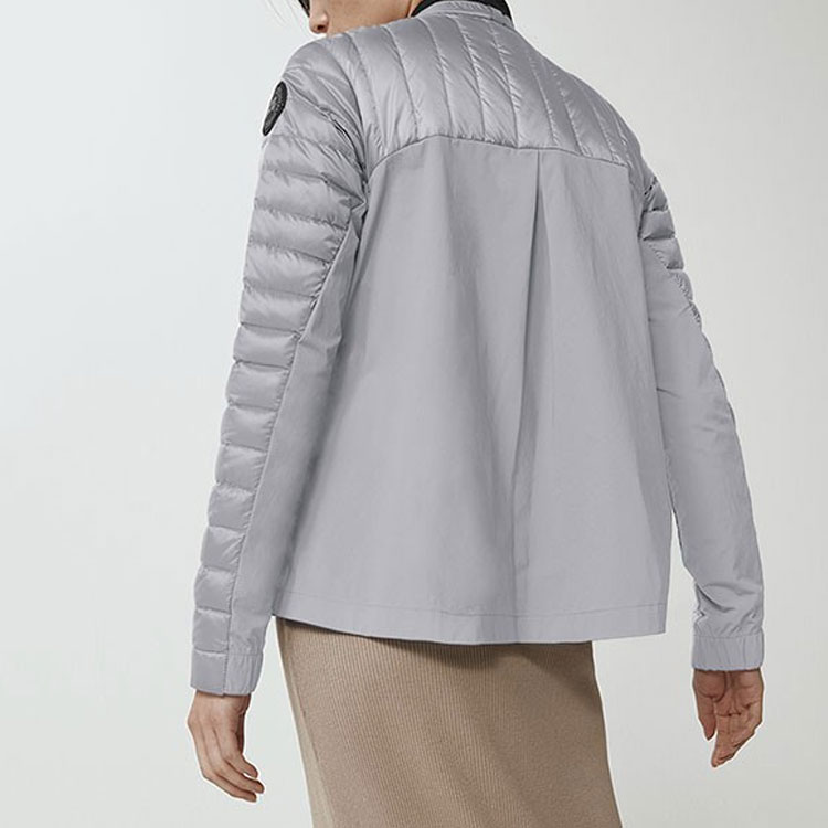 (Women) Canada Goose  Solid Color Long Sleeve Down Jacket Silver Birch. 2240LB-200 圖 4