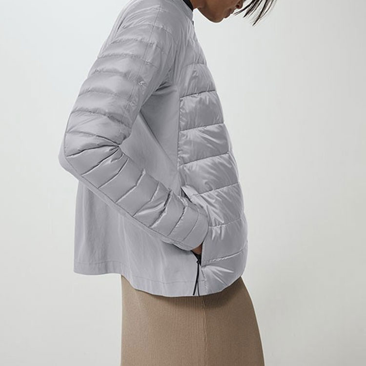 (Women) Canada Goose  Solid Color Long Sleeve Down Jacket Silver Birch. 2240LB-200 圖 5