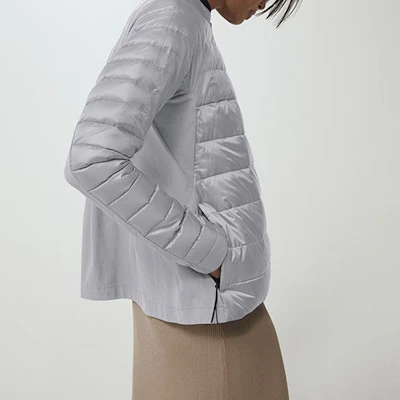 (Women) Canada Goose Solid Color Long Sleeve Down Jacket Silver Birch. 2240LB-200 Purchase (Women) Canada Goose Solid Color Long Sleeve Down Jacket Silver Birch. 2240LB-200