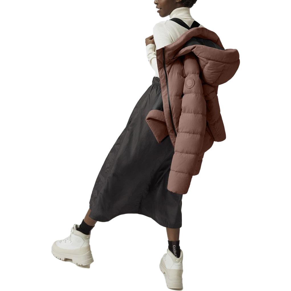 Shop (W) 加拿大鹅纯色修身连帽羽绒夹克 3903W1-139