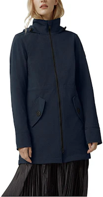 (W) Chaqueta con cremallera Canada Goose color sólido azul océano. 2412L-63 Order (W) Chaqueta con cremallera Canada Goose color sólido azul océano. 2412L-63