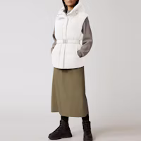 Shop (W) Canada Goose 白色羽絨拉鍊背心 8813W-433