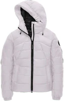 (Women) Canada Goose Abbott Waterproof Windproof Logo Puffer Jacket Sunset Pink 2220LB-1254 (Women) Canada Goose Abbott Waterproof Windproof Logo Puffer Jacket Sunset Pink 2220LB-1254