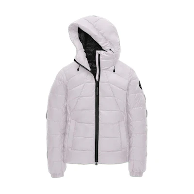 (Women) Canada Goose Abbott Waterproof Windproof Logo Puffer Jacket Sunset Pink 2220LB-1254