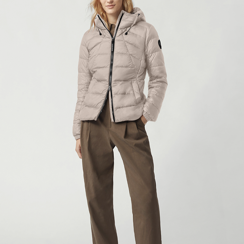 Lookbook (W) 加拿大鹅 Abbott 防风防水连帽羽绒服 浅粉色 2220LB-856