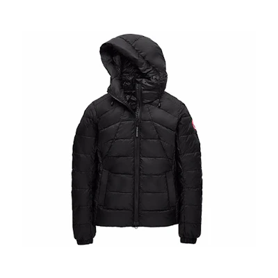 (Women) Canada Goose Abbott Black Hooded Down Jacket 2220L-61