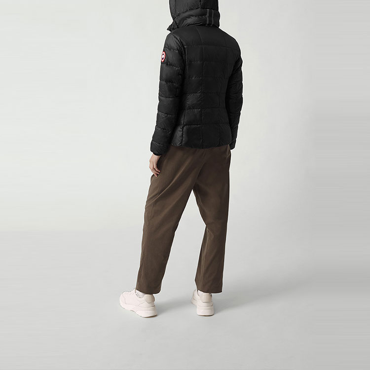 Shop (W) 加拿大鵝 Abbott 黑色連帽羽絨外套 2220L-61