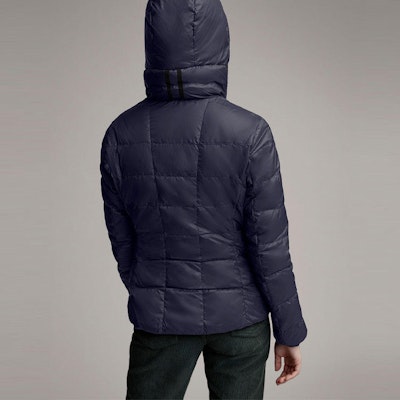 (Women) Canada Goose Abbott Red Patch Navy Blue Hooded Down Jacket 2220L-63 Shop (Women) Canada Goose Abbott Red Patch Navy Blue Hooded Down Jacket 2220L-63