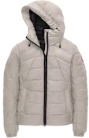 (Women) Canada Goose Abbott Series Winter Hooded Down Jacket - Grey Beige. 2220L-856 (Women) Canada Goose Abbott Series Winter Hooded Down Jacket - Grey Beige. 2220L-856