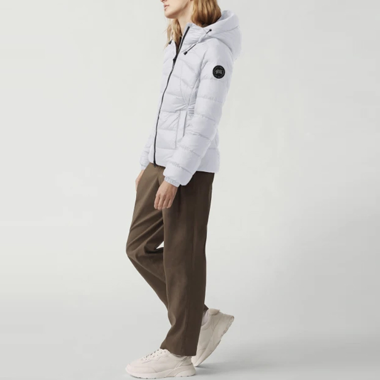 Details for (Women) Canada Goose Abbott Series SS22  Lightweight Short Down Jacket White. 2220LB-433
