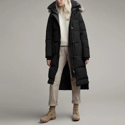 (W) 加拿大鵝 Aldridge 長版黑色羽絨外套 冬季保暖夾克 3032LB-61 Purchase (W) 加拿大鵝 Aldridge 長版黑色羽絨外套 冬季保暖夾克 3032LB-61