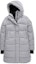 Order (Women) Canada Goose Alliston Black Label Mid-Length Down Jacket Silver Birch. 5077LB-200