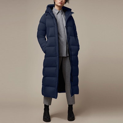 (Women) Canada Goose Alliston Fusion Red Label Long Down Jacket Women’s Navy Blue 5088LA-63 Shop (Women) Canada Goose Alliston Fusion Red Label Long Down Jacket Women’s Navy Blue 5088LA-63