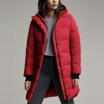 (Women) Canada Goose Alliston Red Label Down Jacket Winter Coat 5077L-11 Purchase (Women) Canada Goose Alliston Red Label Down Jacket Winter Coat 5077L-11