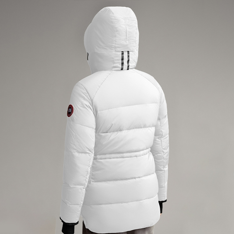 Purchase (W) 加拿大鵝 Alliston系列紅色補丁羽絨外套 5076L-433