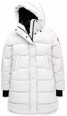 (Women) Canada Goose Alliston White Hooded Down Jacket 5077L-433 Buy (Women) Canada Goose Alliston White Hooded Down Jacket 5077L-433
