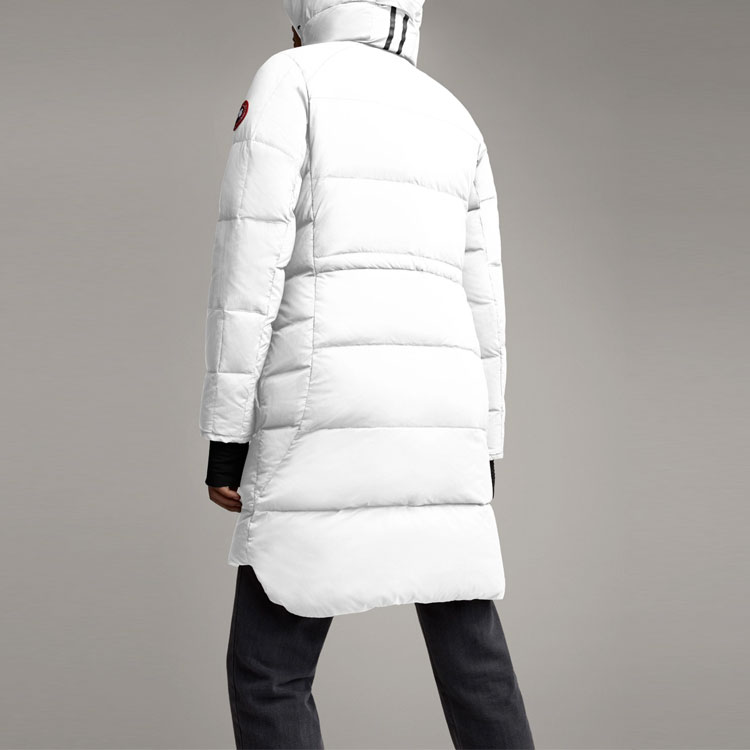 (Women) Canada Goose Alliston White Hooded Down Jacket 5077L-433 圖 4
