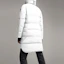 Shop (Women) Canada Goose Alliston White Hooded Down Jacket 5077L-433