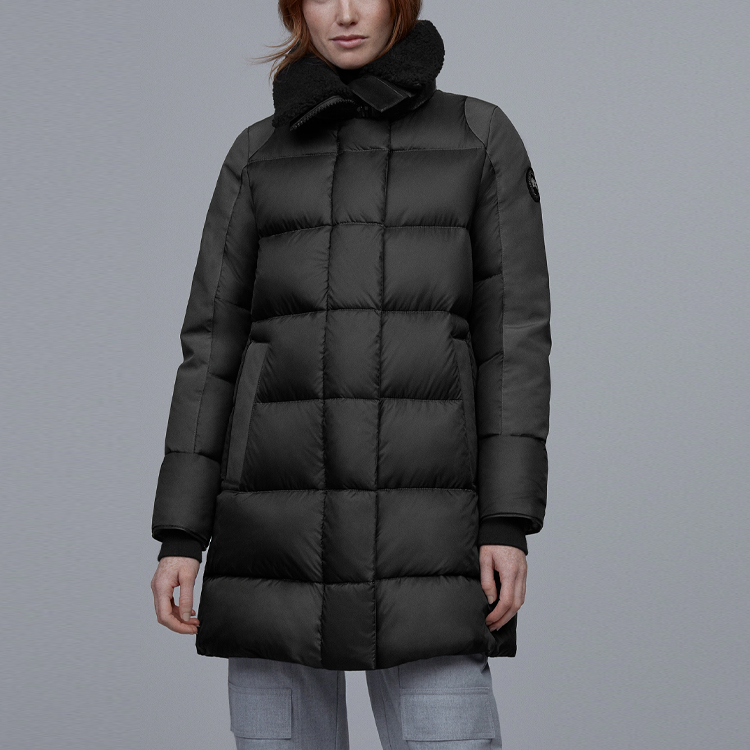 (Women) Canada Goose Altona Black Label Winter Parka Jacket Black 3207LB-61 圖 3