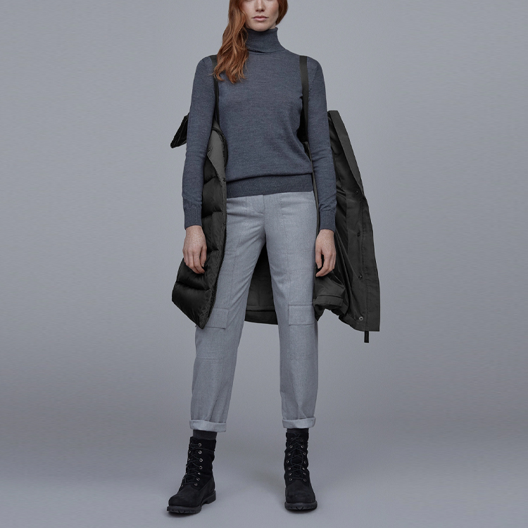 (Women) Canada Goose Altona Black Label Winter Parka Jacket Black 3207LB-61 圖 6