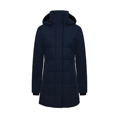 (Women) Canada Goose Annecy Navy Blue Down Jacket Winter Hooded Coat. 2588L-646