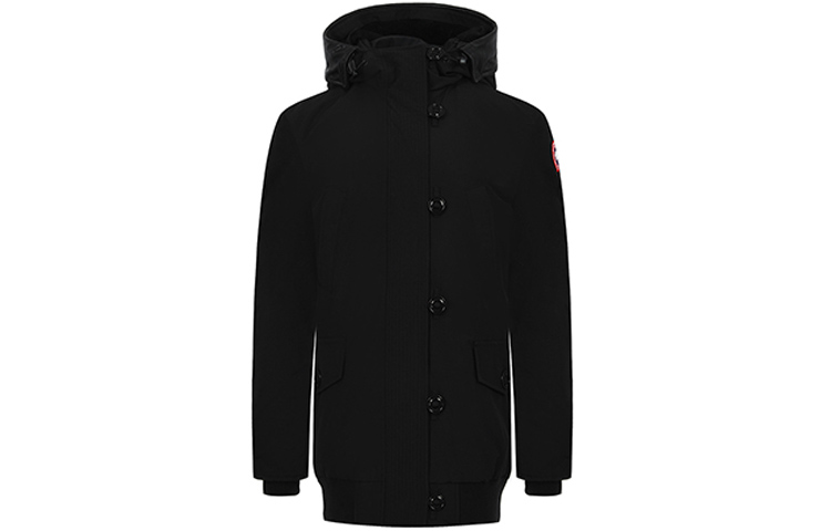 (Women) Canada Goose Black Down Parka Jacket with Hood. 2511L-61