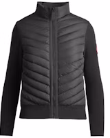 (Women) Canada Goose Black HyBridge Knit Stand Collar Down Jacket 6830L-61 (Women) Canada Goose Black HyBridge Knit Stand Collar Down Jacket 6830L-61