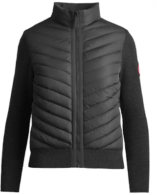 (Women) Canada Goose Black HyBridge Knit Stand Collar Down Jacket 6830L-61 Buy (Women) Canada Goose Black HyBridge Knit Stand Collar Down Jacket 6830L-61