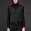 Lookbook (Women) Canada Goose Black HyBridge Knit Stand Collar Down Jacket 6830L-61