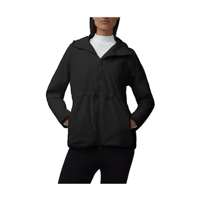 (Women) Canada Goose Black Label Lightweight Black Jacket with Breathable Mesh. 2438WB-61