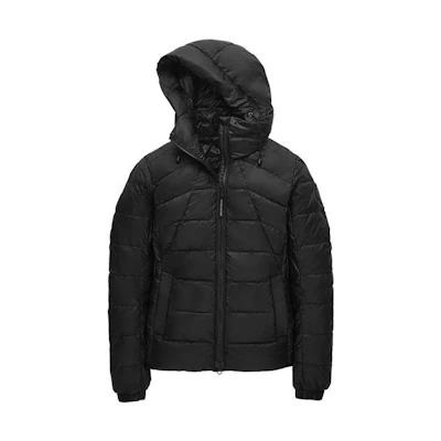 (Women) Canada Goose Black Label Abbott Hooded Down Jacket Black 2220LB-61