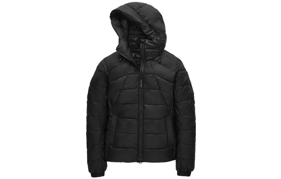 Order (Women) Canada Goose Black Label Abbott  Hooded Down Jacket Black 2220LB-61
