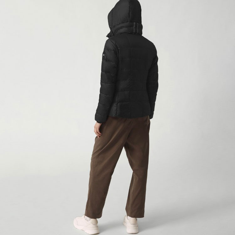 Shop (Women) Canada Goose Black Label Abbott  Hooded Down Jacket Black 2220LB-61